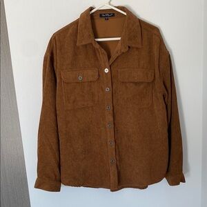 Velvet Heart Brown Corduroy Utility Jacket